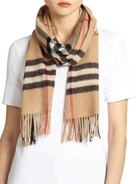 burberry classic giant check cashmere scarf|Burberry classic check cashmere scarf.